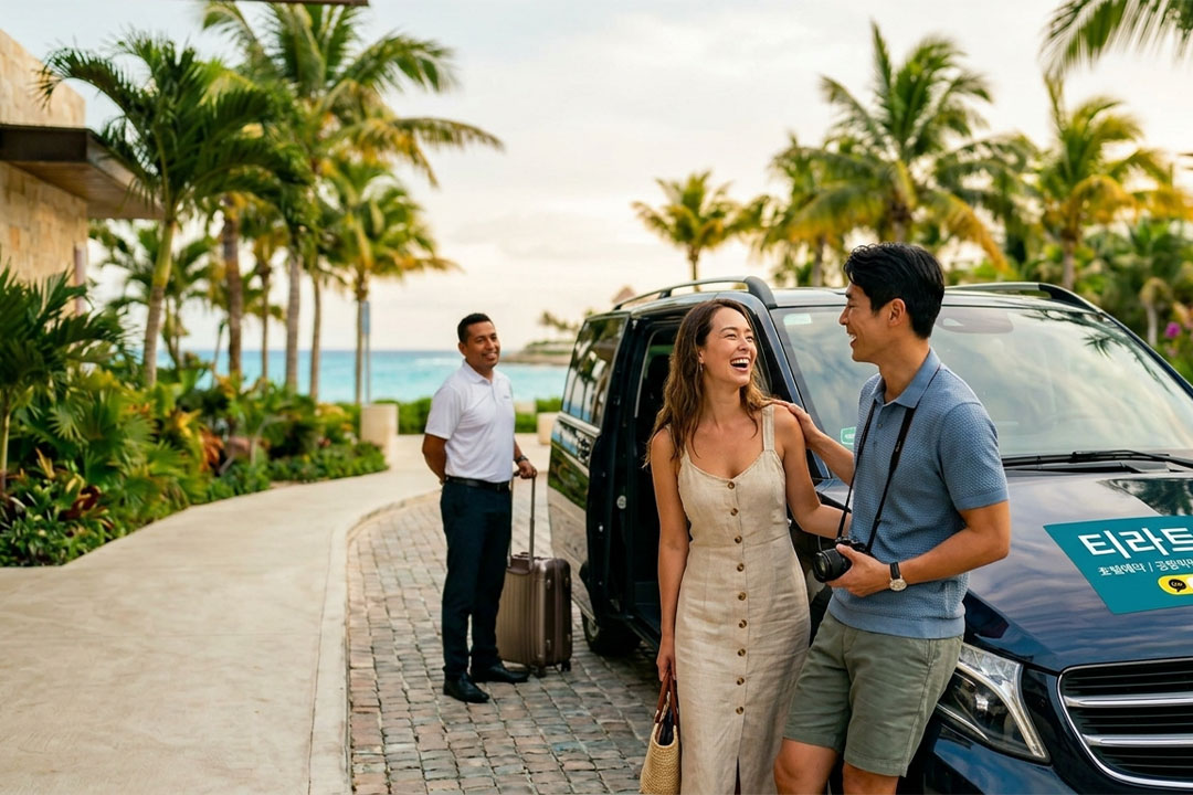칸쿤 공항 왕복 픽업