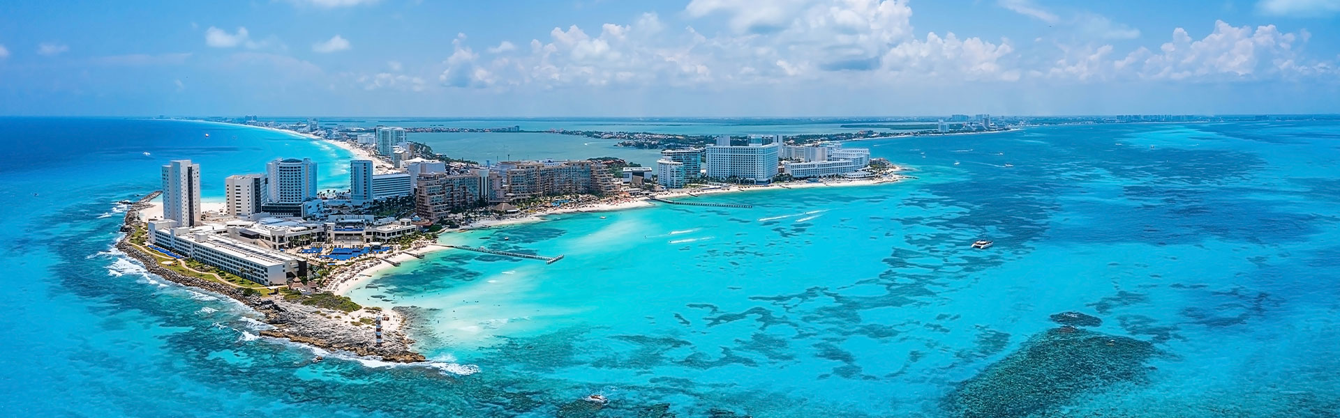 칸쿤 카리브해 풍경