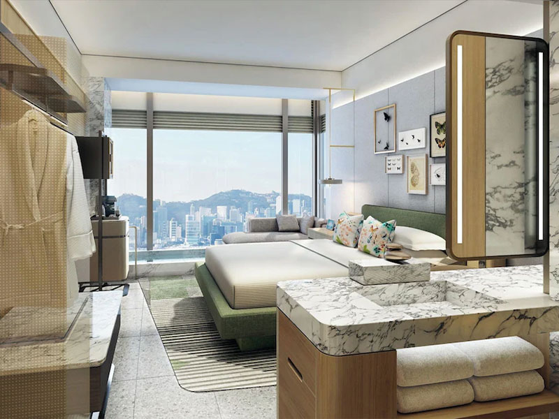 킴튼 침사추이 홍콩 객실